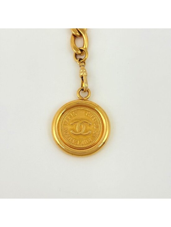 Chanel CC Logo Chain Belt Triple Strand Gold Plated main image 6